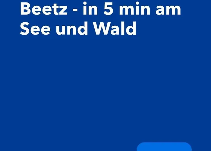 Ferienhaeuschen In Beetz - In 5 Min Am Und Wald